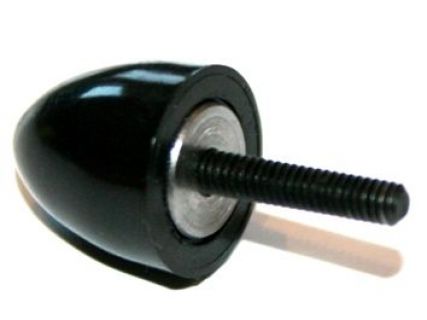 Small Black Rubber Spinner Assembly